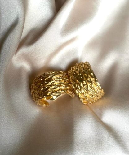 Eleganckie, Plecione Klipsy Dior